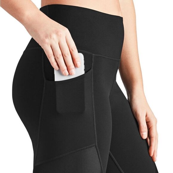 Members Mark Zen active tie dye blue jacket + black compression ankle legging XL - Picture 12 of 16